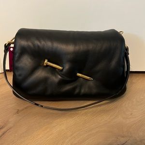 Off-White nailed leather shoulder bag